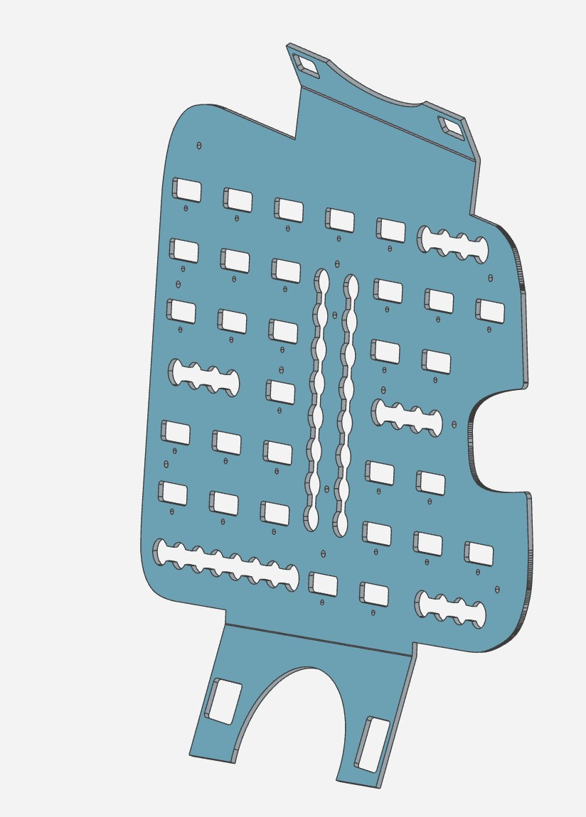 Innenmontiertes MOLLE-Panel